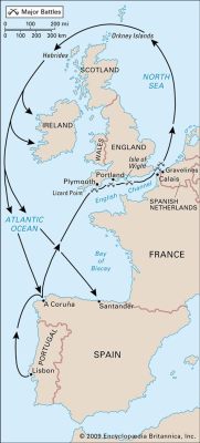 Den spanska Armada; en flotta av ambitioner och olycka som skulle förändra Europas karta