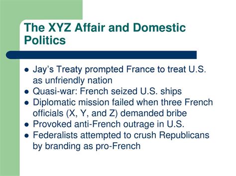 The XYZ Affair: A Diplomatic Fiasco Sparking Naval Warfare Between France and the Young United States